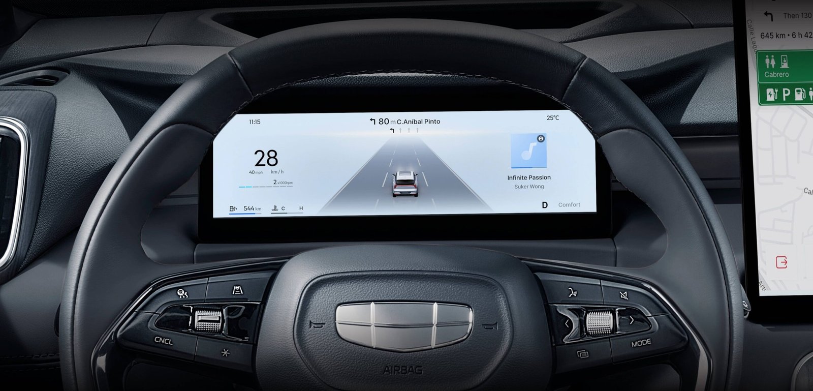 10.2” LCD Cluster